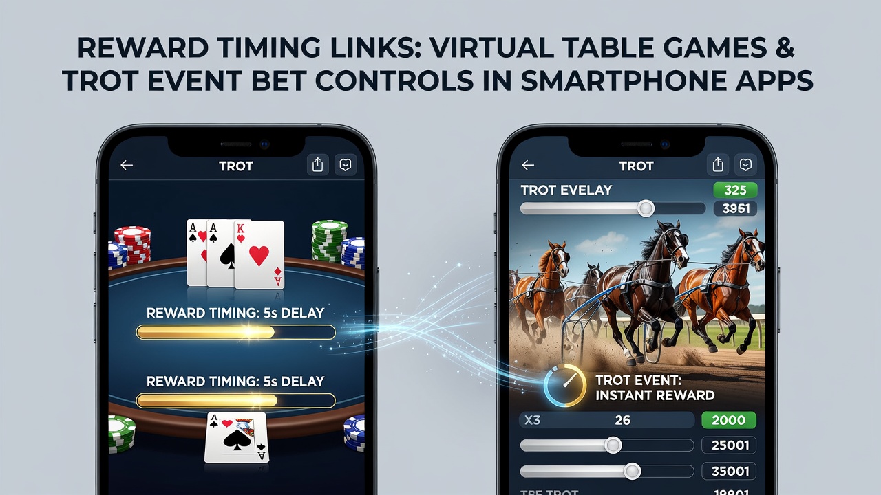 User interface screenshot showing reward timer countdowns connected to trot race bet limit settings